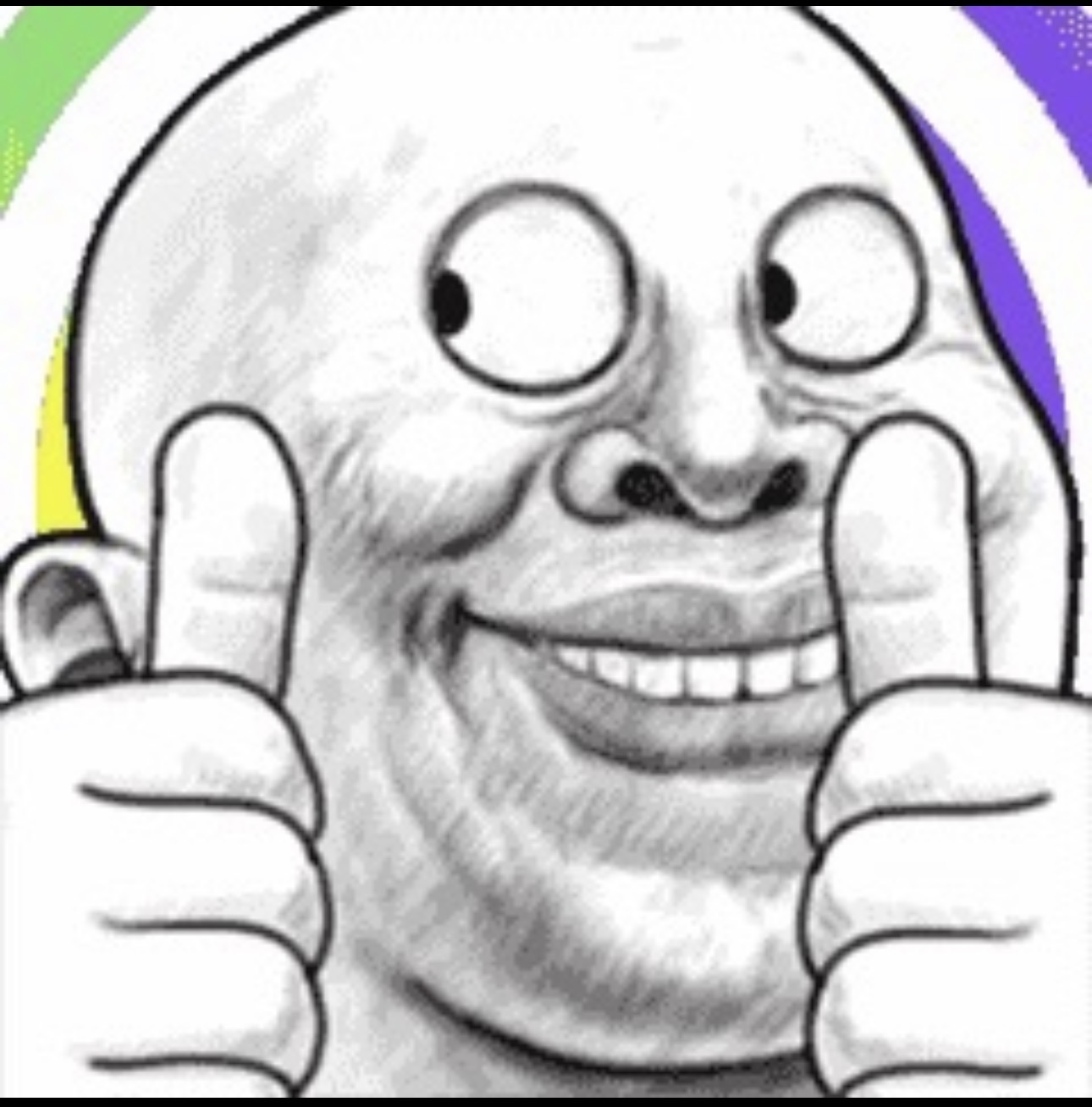 もう一つの変顔イラストの例